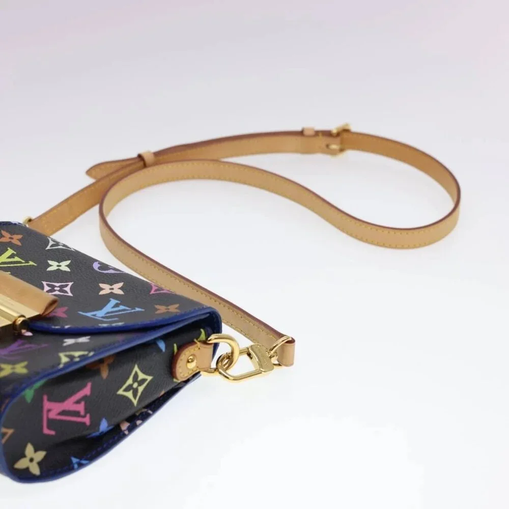 LOUIS VUITTON Multicolor Heart Breaker Shoulder Bag Black M40659 LV Auth 40032SM
